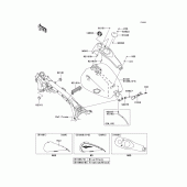 Схема узла: Топливный бак для Kawasaki VN1700 Vulcan 1700 Voyager