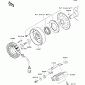 Схема вузла: Генератори для Kawasaki ZR1000 Z1000