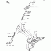 Схема узла: Рама для Kawasaki ZR750 Z750 ABS