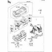 Схема вузла: Meter(s) для Kawasaki ZX600 GPX600R