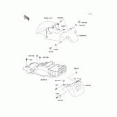 Схема узла: Крыло для Kawasaki ZX1100 Ninja ZX-11