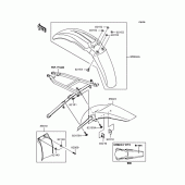 Схема узла: Крыло для Kawasaki KX125