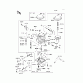 Схема вузла: Carburetor(1/2) для Kawasaki VN800 Vulcan 800 Classic