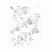 Схема вузла: Генератор для Kawasaki ZR1200 ZRX1200 DAEG