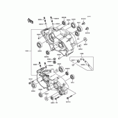 Схема вузла: Картер двигуна для Kawasaki KX65