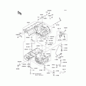 Схема вузла: Картер двигуна для Kawasaki ZR1200 ZRX1200 DAEG