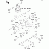 Схема вузла: Підвіска для Kawasaki KLE500