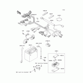 Схема вузла: Електроустаткування для Kawasaki VN1500 VN1500 Classic Tourer