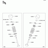 Схема вузла: Клапан для Kawasaki ZR750 Z750 ABS