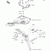 Схема вузла: Taillight(s) для Kawasaki ZX1000 Z1000SX ABS