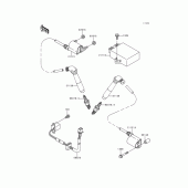 Схема вузла: Система запалювання для Kawasaki VN800 Vulcan 800