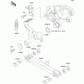 Схема узла: Лапка тормоза для Kawasaki ZX600 ZZ-R600