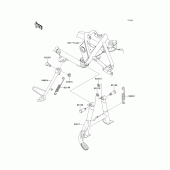 Схема вузла: Stand(s) для Kawasaki EJ800 W800