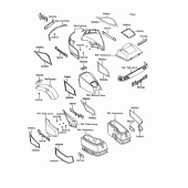 Схема вузла: Decals(zg1200-b6/b7) для Kawasaki ZG1200 Voyager XII