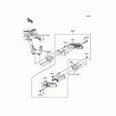 Схема узла: Аксессуары(Engine Guard) для Kawasaki KLE650 Versys 650