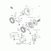 Схема вузла: Генератор для Kawasaki VN1600 VN1600 Classic