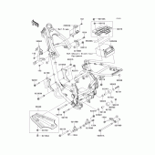 Схема вузла: Кріплення двигуна для Kawasaki KLX140 KLX140