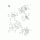 Схема вузла: Engine cover(s) для Kawasaki KZ1000 Police