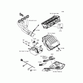 Схема вузла: Fuel Injection для Kawasaki ZX1000 Z1000SX