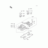 Схема узла: Клапанная крышка для Kawasaki ZG1200 Voyager XII