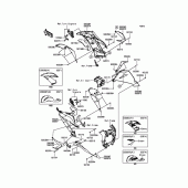 Схема вузла: Нижній обтічник для Kawasaki ZX636 Ninja ZX-6R