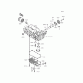 Схема вузла: Масляний насос для Kawasaki EX250 Ninja 250