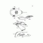 Схема вузла: Decals(Green) для Kawasaki ZX636 Ninja ZX-6R 30th Anniversary Edition