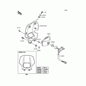 Схема вузла: Фара для Kawasaki KL110 KSR