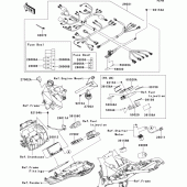 Схема узла: Электрооборудование для Kawasaki ZR800 Z800
