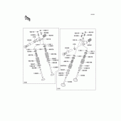 Схема вузла: Клапан(и) для Kawasaki KLE500