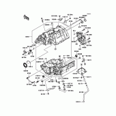 Схема вузла: Картер двигуна для Kawasaki ER650 ER-6N