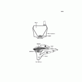 Схема вузла: Наклейки для Kawasaki KX85 KX85