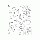 Схема узла: Радиатор (1/2) для Kawasaki ZX750 Ninja ZX-7R