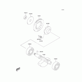 Схема вузла: Balancer для Kawasaki KLX400 KLX400SR