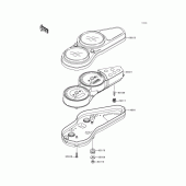 Схема вузла: Meter(s) для Kawasaki ZX600 Ninja ZX-6R