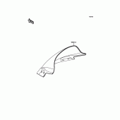 Схема вузла: Аксесуари(Вітрове скло) для Kawasaki EX300 Ninja 300