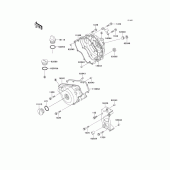 Схема вузла: Engine cover(s) для Kawasaki EX250 ZZR250