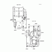 Схема вузла: Болти картера двигуна для Kawasaki EX250 Ninja 250