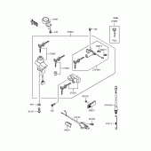 Схема вузла: Замок запалювання для Kawasaki ZR750 Zephyr