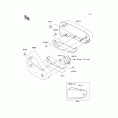 Схема вузла: Side covers для Kawasaki VN1600 Vulcan 1600 Mean Streak