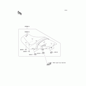 Схема вузла: Сидіння для Kawasaki ZX1400 ZZR1400 ABS