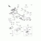 Схема узла: Электрооборудование для Kawasaki ZX600 Ninja ZX-6R