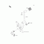 Схема вузла: Лапка гальма для Kawasaki VN900 Vulcan 900 Custom