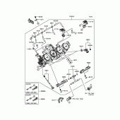 Схема вузла: Throttle для Kawasaki ZX600 Ninja ZX-6R