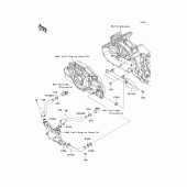 Схема вузла: Water pipe для Kawasaki VN1700 VN1700 Classic Tourer ABS