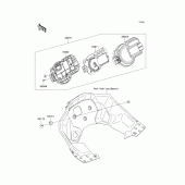 Схема вузла: Meter(s) для Kawasaki KLZ1000 Versys 1000