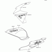 Схема вузла: Decals(green)(zx900-c1) для Kawasaki ZX900 Ninja ZX-9R