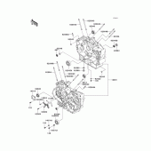 Схема вузла: Картер двигуна для Kawasaki VN800 Vulcan 800 Classic