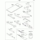 Схема вузла: Owner`s tools для Kawasaki ZR1100 ZRX1100