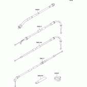 Схема вузла: Cable для Kawasaki ZX750 ZXR750